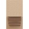 Ekena Millwork 8-in W x 12-in D x 12-in H Balboa Block Rough Cedar Woodgrain TimberThane Outlooker, Primed Tan OUTUR080X12X12BOA44RCPR - alternate 3